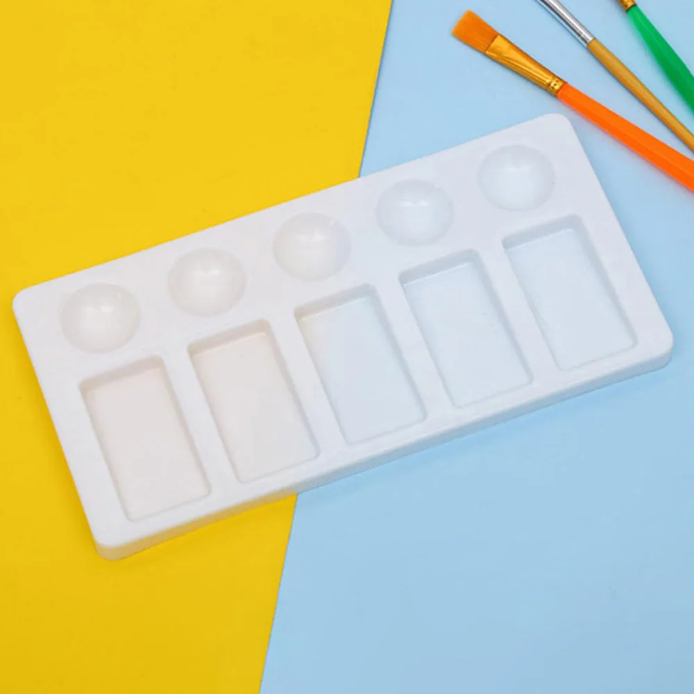 SINOART 19X11cm 10 Wells Artist Watercolor palette Acrylic Oil Artist Plastic Palette