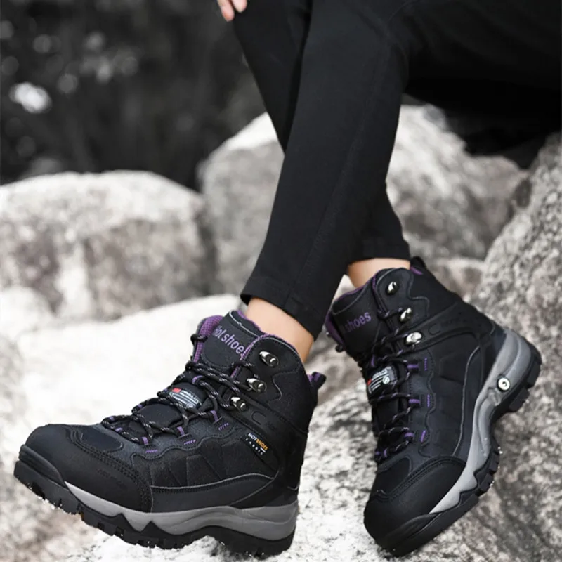 winter electric heating shoes outdoor anti-fleece mountaineering shoes electric heating warm sustainable heating 5-12hours