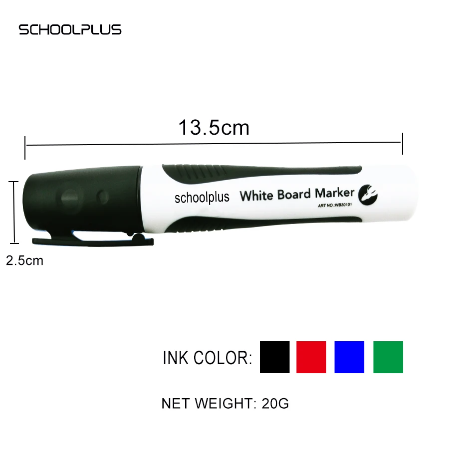Europe New design high quality dry erase whiteboard marker pen with comfortable rubble grip