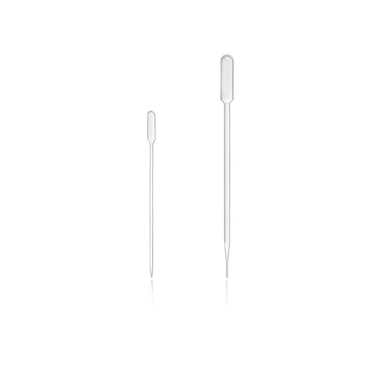 High transparency medical plastic disposable transfer pipettes