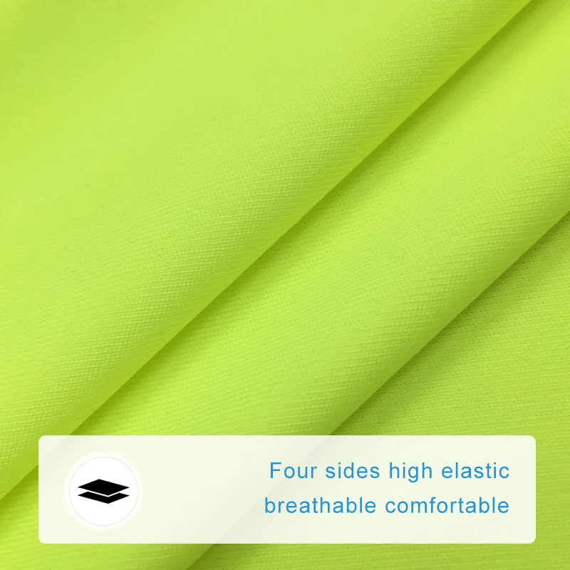 Stretch 140g Fabric Custom Superfine Polyester Cotton Spandex Fabric Knitted Plain Dyed Opp Bag+woven Bag Customized Color 172cm