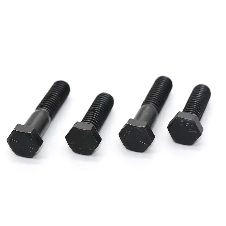 Carbon Steel Galvanized Gr4.8 Fasteners DIN933 DIN 931 DIN 601 Titanium Hexagon Head Bolt Cap Screw Nuts and Hex Bolts
