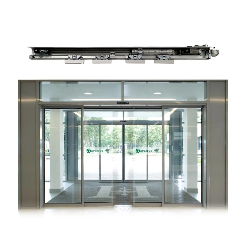 Office entrance security smart door operator remote control sensitive sensor sliding door system