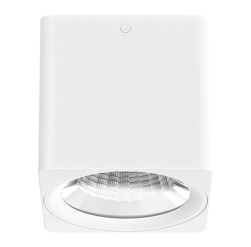 home office quality light led spotlights cylinder surface mounted anti glare cob down light 7w