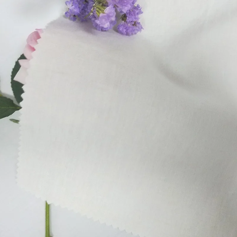 Tencel hemp breathable silky 55% hemp 45% tencel fabric top pants casual dress fabric