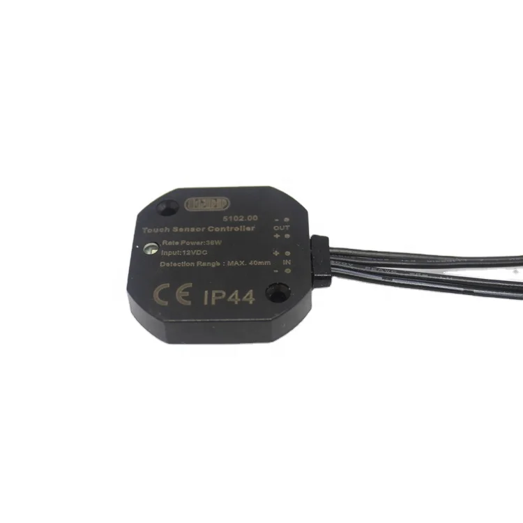 Умный домашний Невидимый настенный выключатель, светодиодный емкостный сенсорный выключатель для шкафа, мебели, 12 В