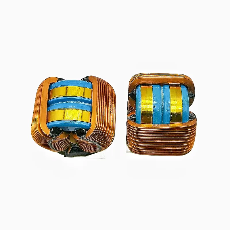 Ripple high current filter inductors 72UH to 1mh 50A to 80A flat coil new energy vertical loop power inductors