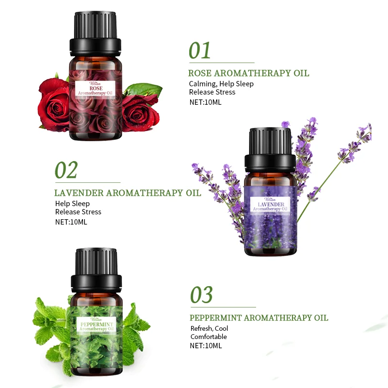 Lavender Rose Massage Essential Oil Private Label Aromatherapy Essential oil Set