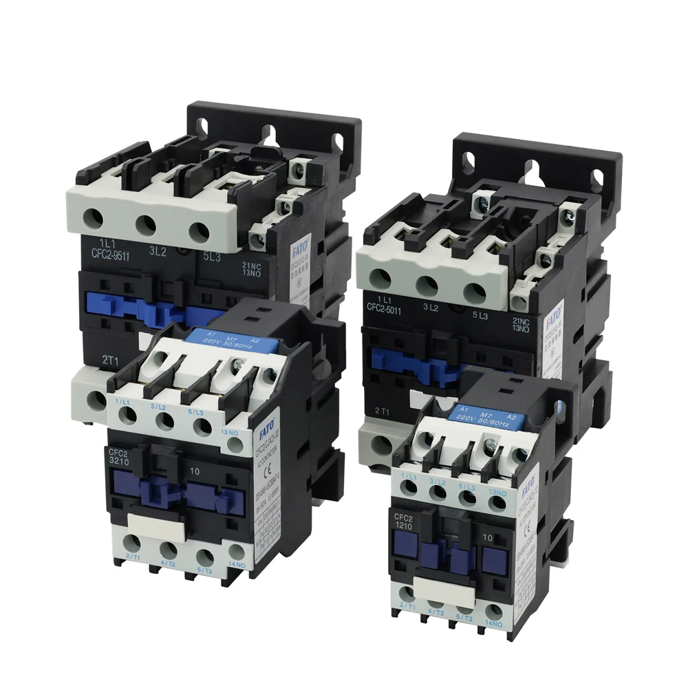 Modular Din Rail AC Magnetic Contactor Automatic Control Motor Reversing 220V/380V 3-Pole