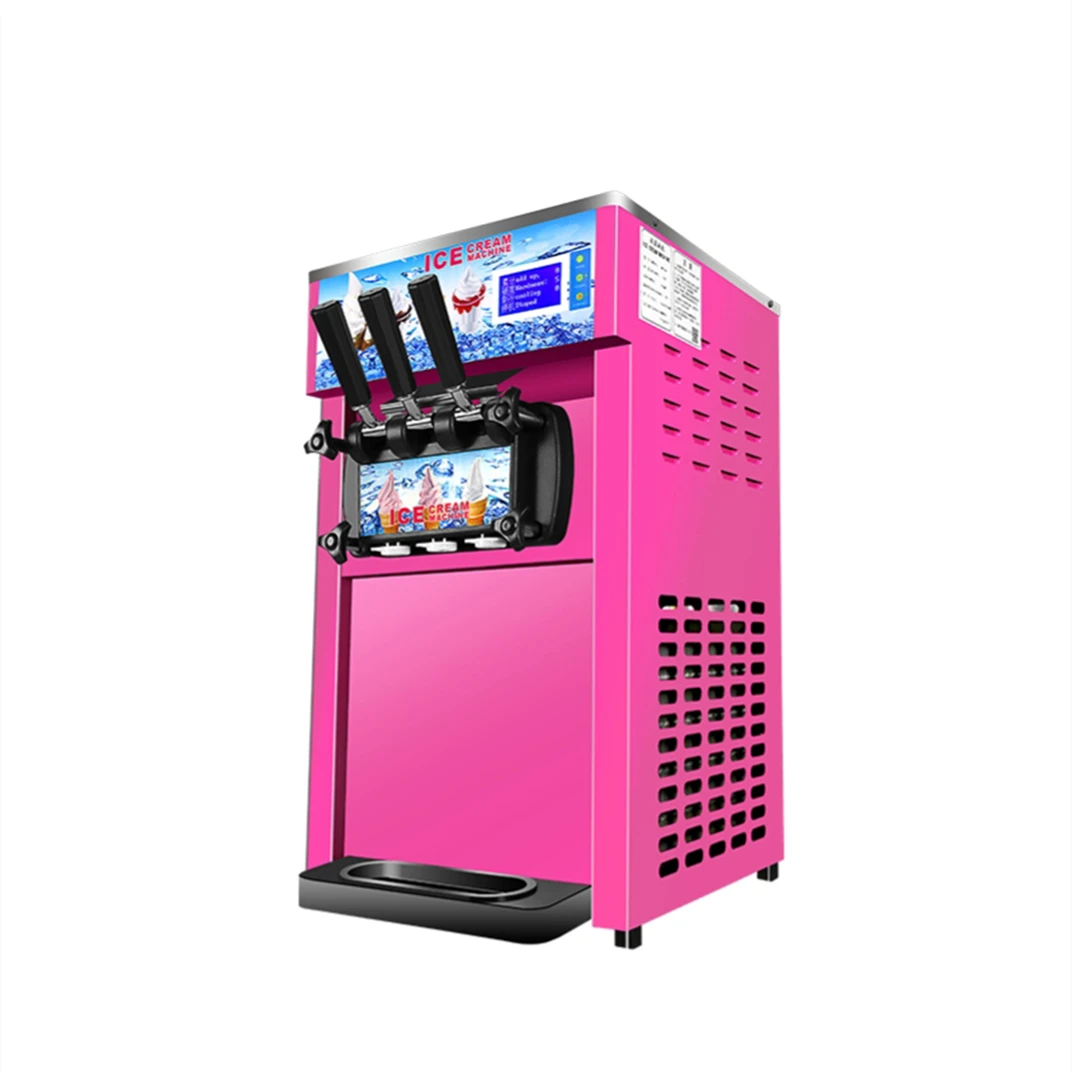 Good Manufacture Desktop three flavor ice cream machine HGL-A11-1 Three taste favor ice cream maker