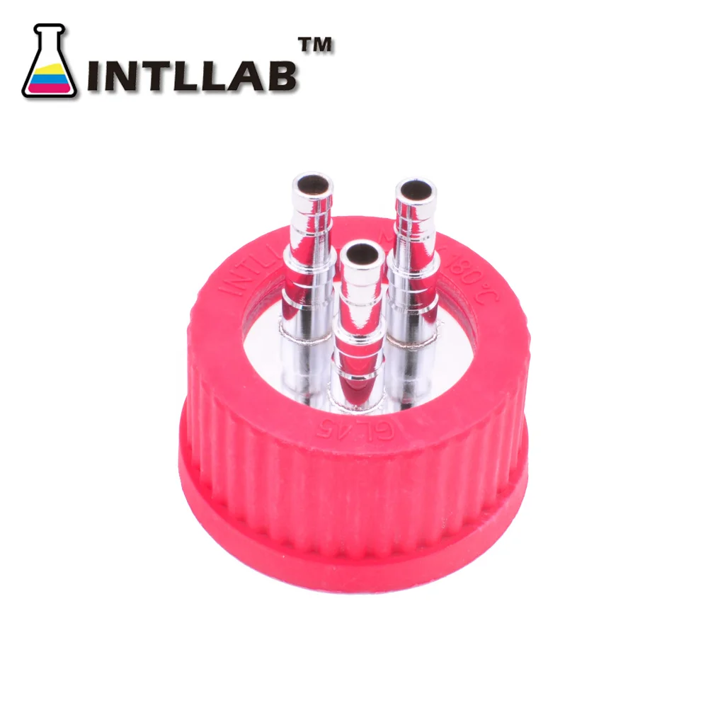 INTLLAB GL Screw Cap with 316 Stainless Steel in Laboratory ,High Temperature Resistance