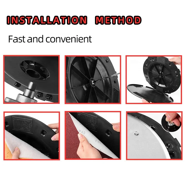 Portable Electric Wet Plaster Wall Polisher Machine 220V Used New Condition Hand Smoothing Cement Finishing Core Motor Engine