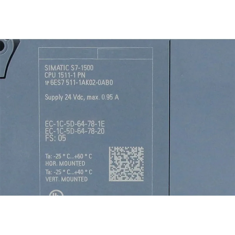 New and Original Digital Electronic Device CNC Controller Smart PLC Module Programmable Logic Controller 6ES7511-1AK02-0AB0