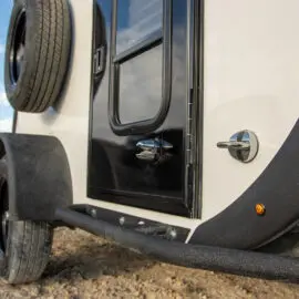 Australia standard Small Luxury off road rv motorhome motorcycle camper trailer With Shower Toilet rear kitchen lighting