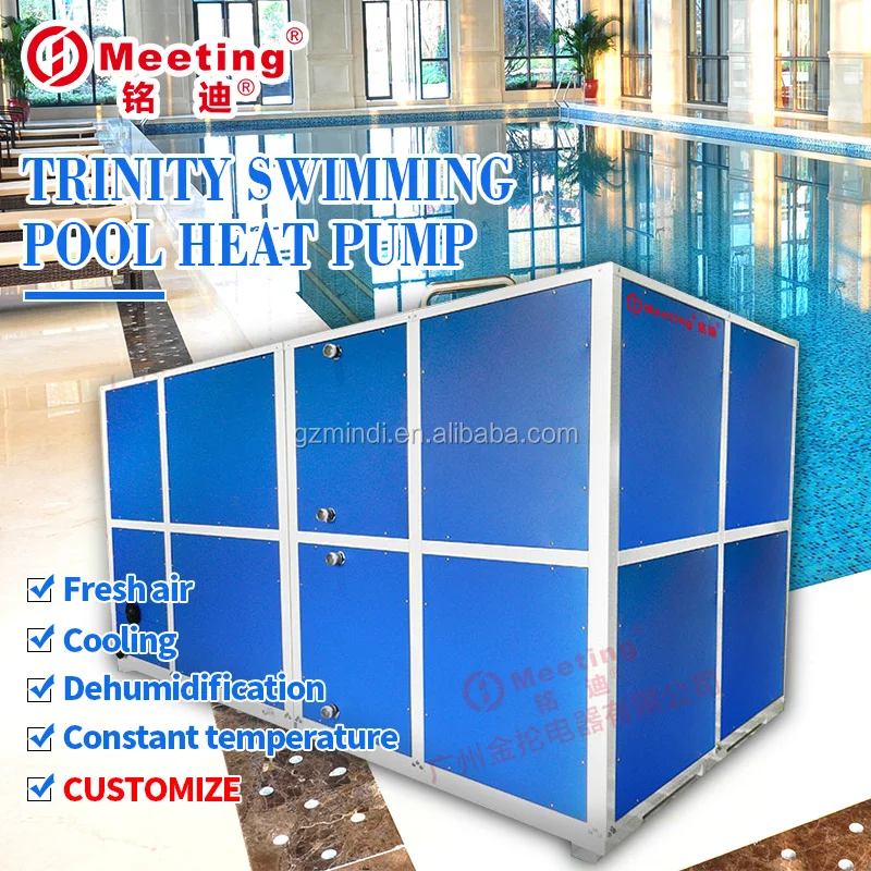 Amusement Park Swimming Pool Hotel Swimming Pool Heating  Compressor Air Source Heat Pump