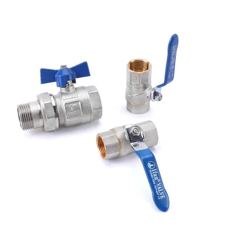 OEM ODM Supported Plumbing NPT Female Threaded Forged Manual Water Gas Brass Valve Full Port Brass Ball Valve