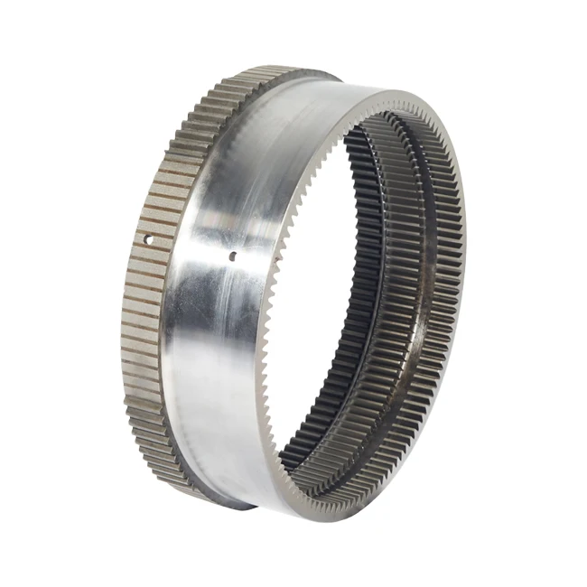 large crown wheel pinion gears and gear shaft