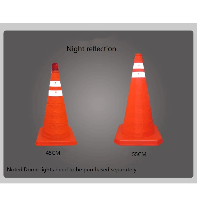  Amazon hot sale 27.5 inch 15.5 Multi Purpose Pop up Reflective Safety Cone Collapsible Traffic