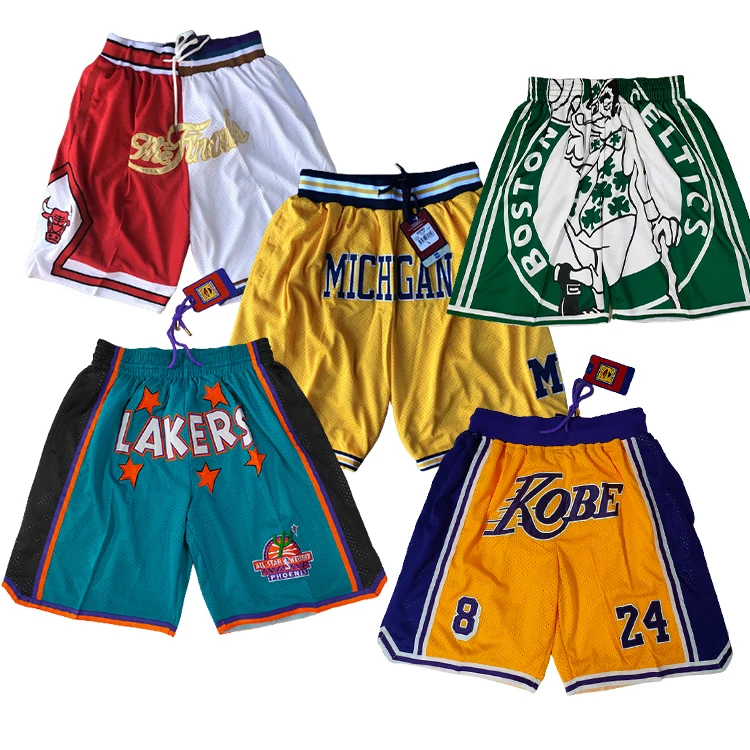 Manufacturer Men Shorts Just Quick Dry Don Outdoor Fashion Breathable Sports Bulls Embroidery Wear Pockets Pants With Low Price