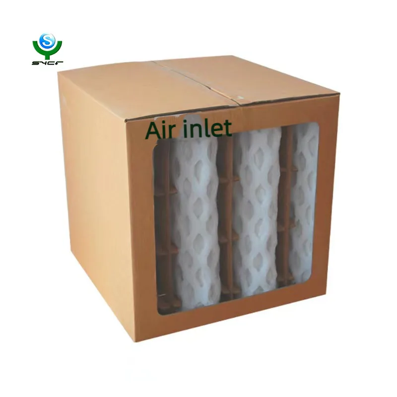 Paint Booth Intake Filter Fiberglass DPA Filter cotton paint mist Pocket for spray booth