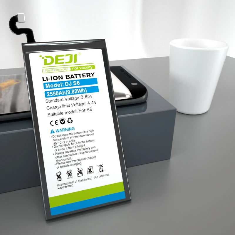 gb t18287 2013  EB-BG920ABE  lithium battery for samsung S6 phone accessories