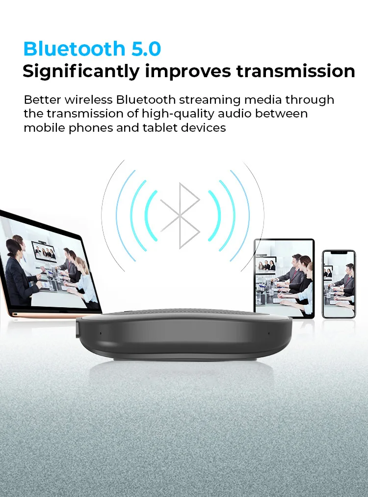 Business Conference High Sound Quality Smart Tws Mobile Bluetooth Wireless Speak
