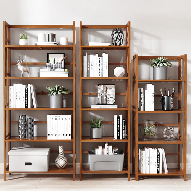 
Custom Modern Storage rack Design Wooden Display simple bookcase Wood Library Bookshelves Industrial Bookshelf storage cabinet 