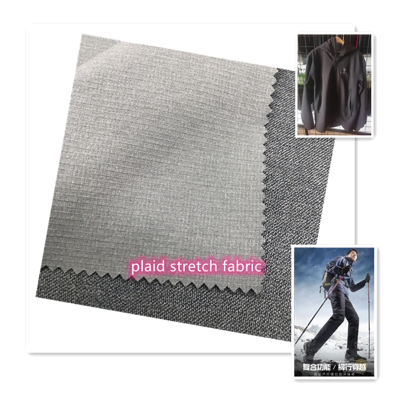 Ripstop dobby 70D *140d nylon spandex 4 way stretch fabric for pants and clothes