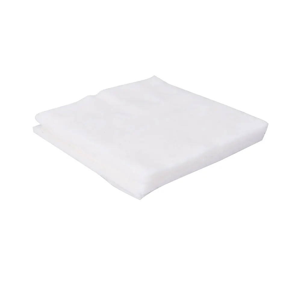 Customized White Color 100% Non Woven Polyester Fleece Fiber Padding Polyester Felt Fabric For Mattress