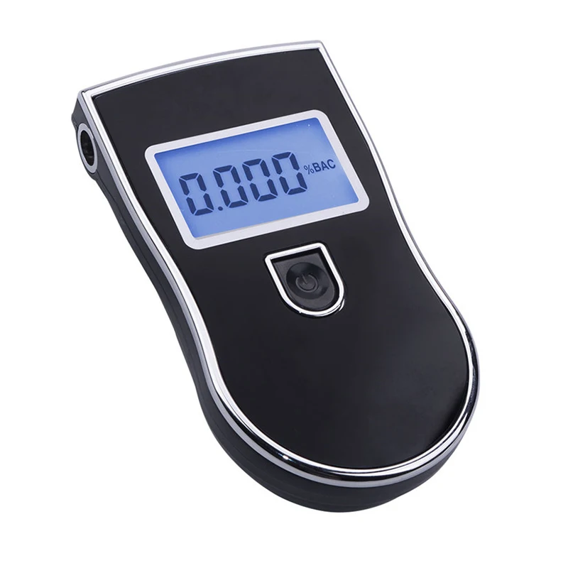Breathalyzer Digital Alcohol Tester Detector Breath Analyzer Portable with LCD Display Keychain