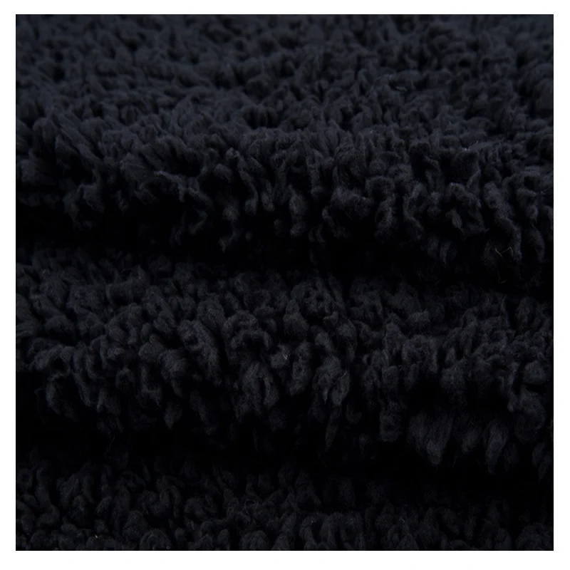 100% polyester sherpa fleece fabric for garment