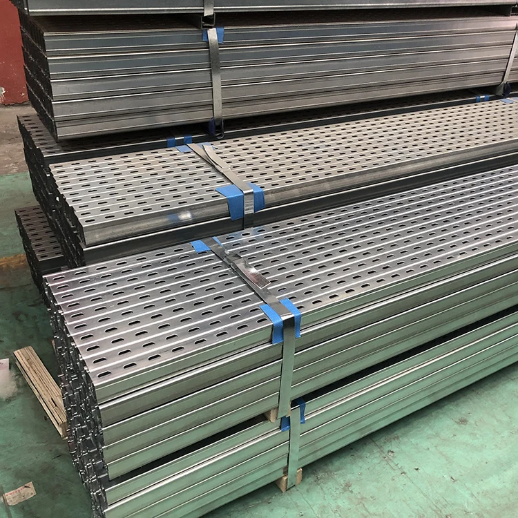 Building Structural Parts Perforated Imporous Uni Strut Double U C Shape Strut Channel