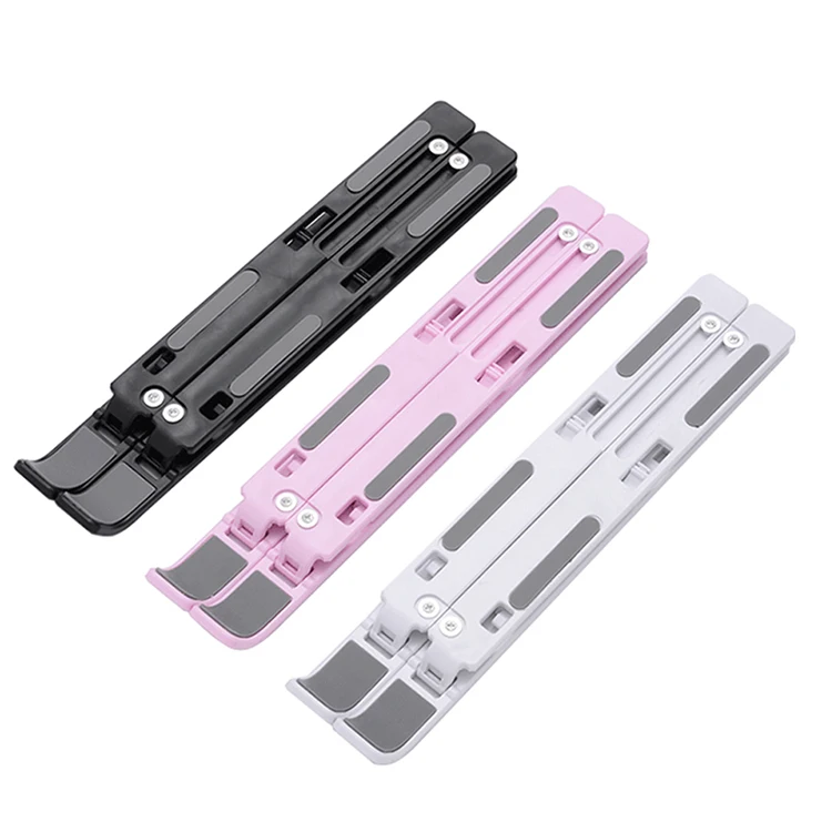 PC material Laptop Holder Stand for MacBook Adjustable Lifting Folding Bracket Desk Notebook