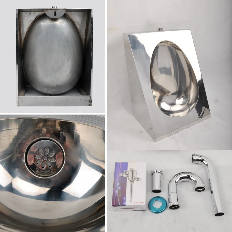 
Hot Sale Wall Hung WC Stainless Steel Urinals for KTV and Bar 