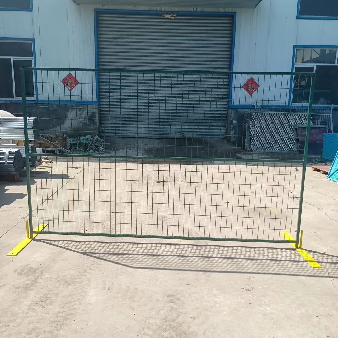 Canada Temporary Dog Fencing Fence Feet Panels 8*10 Concrete Australia Galvanized Chain Link Temporary Base Construction Site