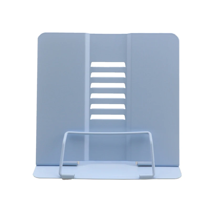 6 Angles Adjustable Table Metal Bookend Foldable Hands Free Reading Book Holder Stand For Addult And Kids