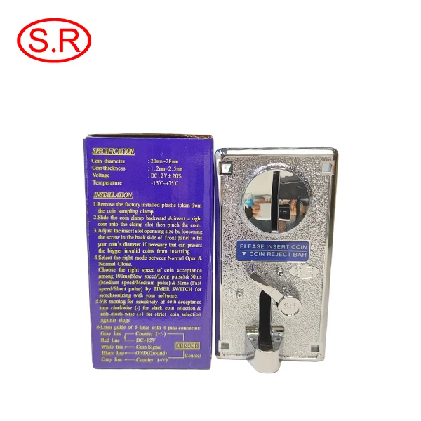 Селектор SR-1213 монет для четверть толкателя receptor de monedas