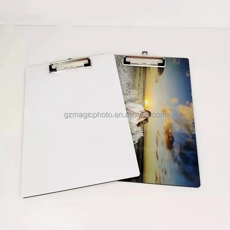 Personalized A4 Folder Clip Board Blank Sublimation MDF A4 Clip Board