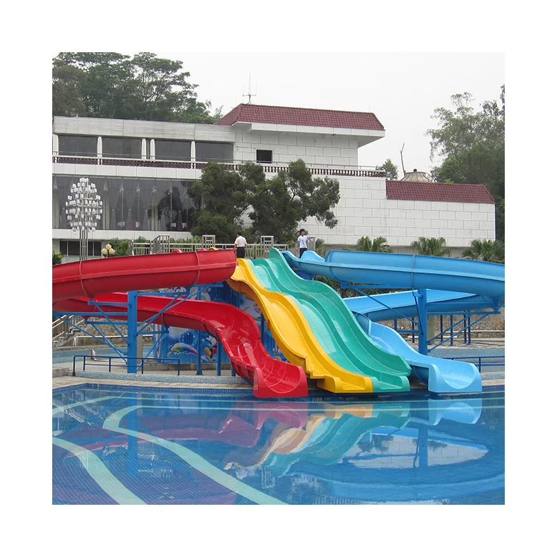 Fiberglass Water Slides Combination Water Rides Combo Aqua Park Water Slides Group For Theme Park