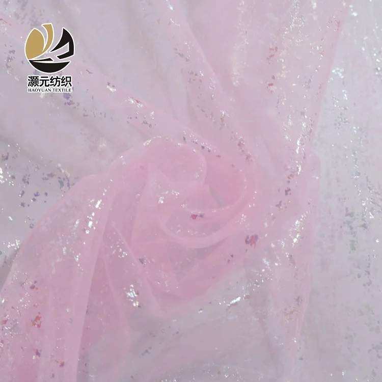 Бронзовая сетка, запас симфонии, блестящая новая одежда, Роскошная ткань органзы 2020 для детей