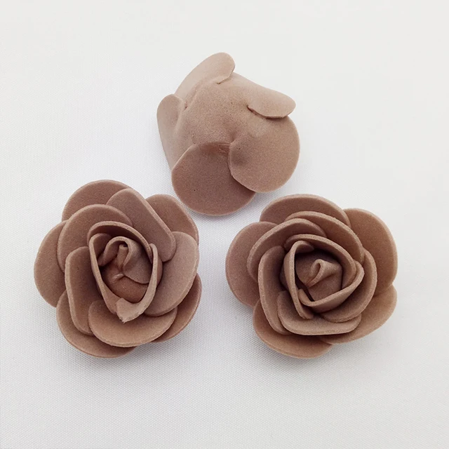 Manufacturer Wholesale Soap Flower Head Simulation Flower Rose Head Diy Base Soap Flower Head