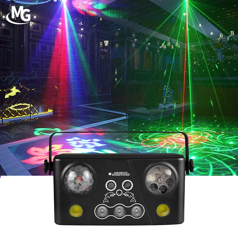 Wholesale 5in1 Magic Ball RGBWA Laser Lights Decoration DJ Disco Light LED Projector Stage Lighting For Nightclub Bar