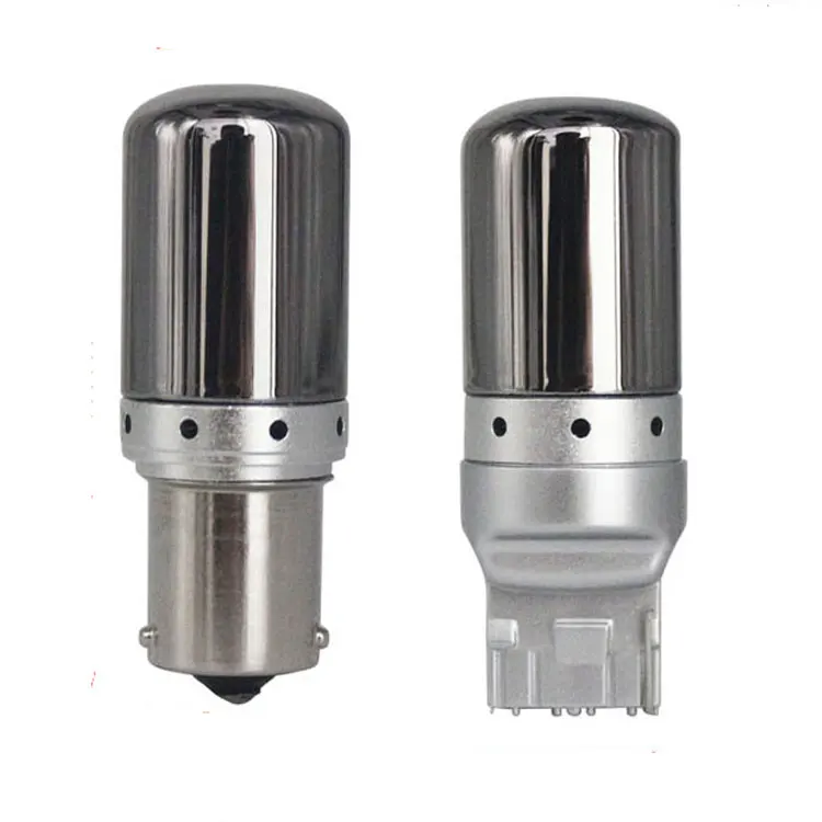 Teckzoom 144SMD Canbus нет Hyper флэш светодиодные BA15S BAU15S 1156 1157 3156 3157 7440 7443 T20 белый янтарь красные с черным