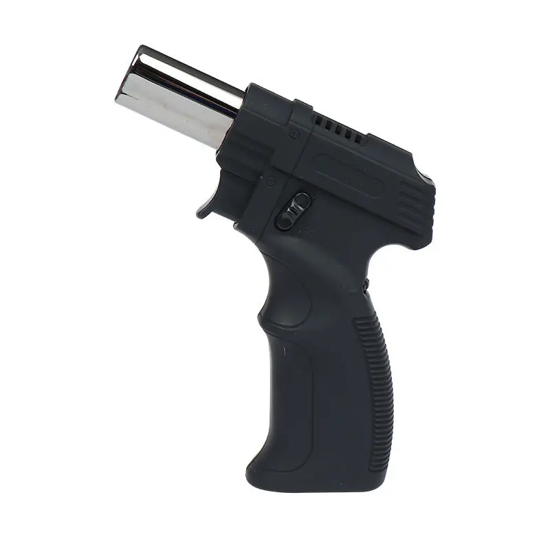 Christmas Family Dinner Windproof Blue Flame Cigar Lighter Mini Butane Gas Blow Torch for BBQ Kitchen
