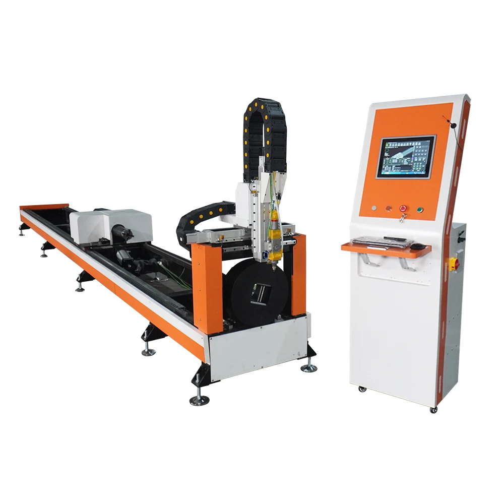 High Quality Fiber Laser Pipe and Tube Cutting Machine for Metal square Tube