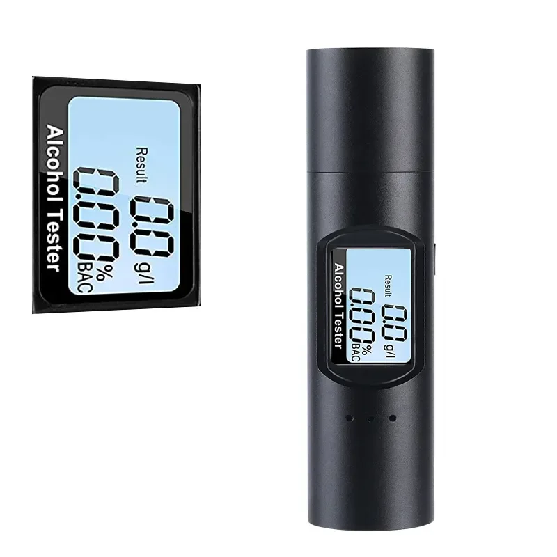 Latest & OEM Digital Breathalyzer, Car Breathalyzer, Portable, Blow Drunk Driver, Wine Tester,AT-JCW-001-V2