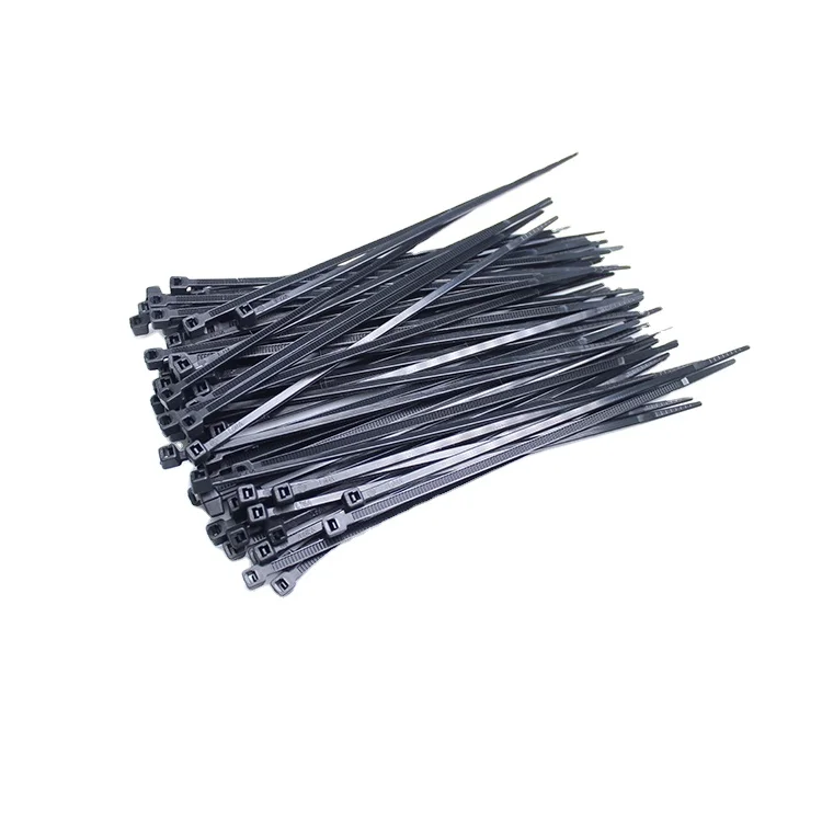 Custom Color Heavy Duty Cable Tie 7.6*300 Mm Black Self-locking Plastic Zip Ties Strap Nylon66 Cable Ties