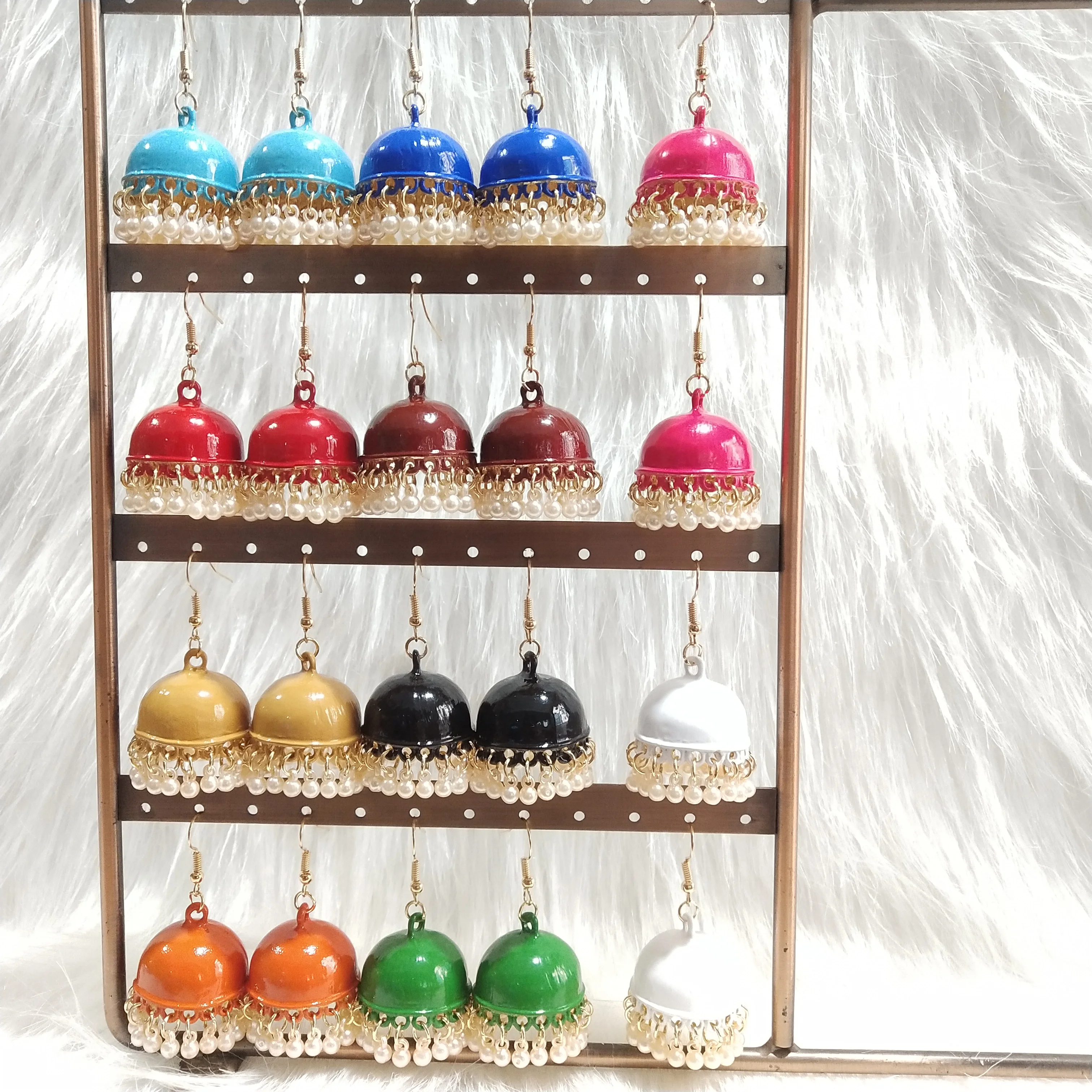 Moroccan color printing fashion wedding ornaments, custom fashion decorative earrings, Bohemian earrings high quality gift jewel