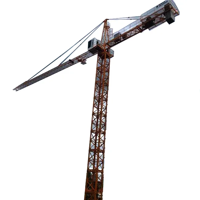 High-Quality  60m Long Jib Lifting Equipment 8 Ton Hammered Internal climbing Type Tower Crane