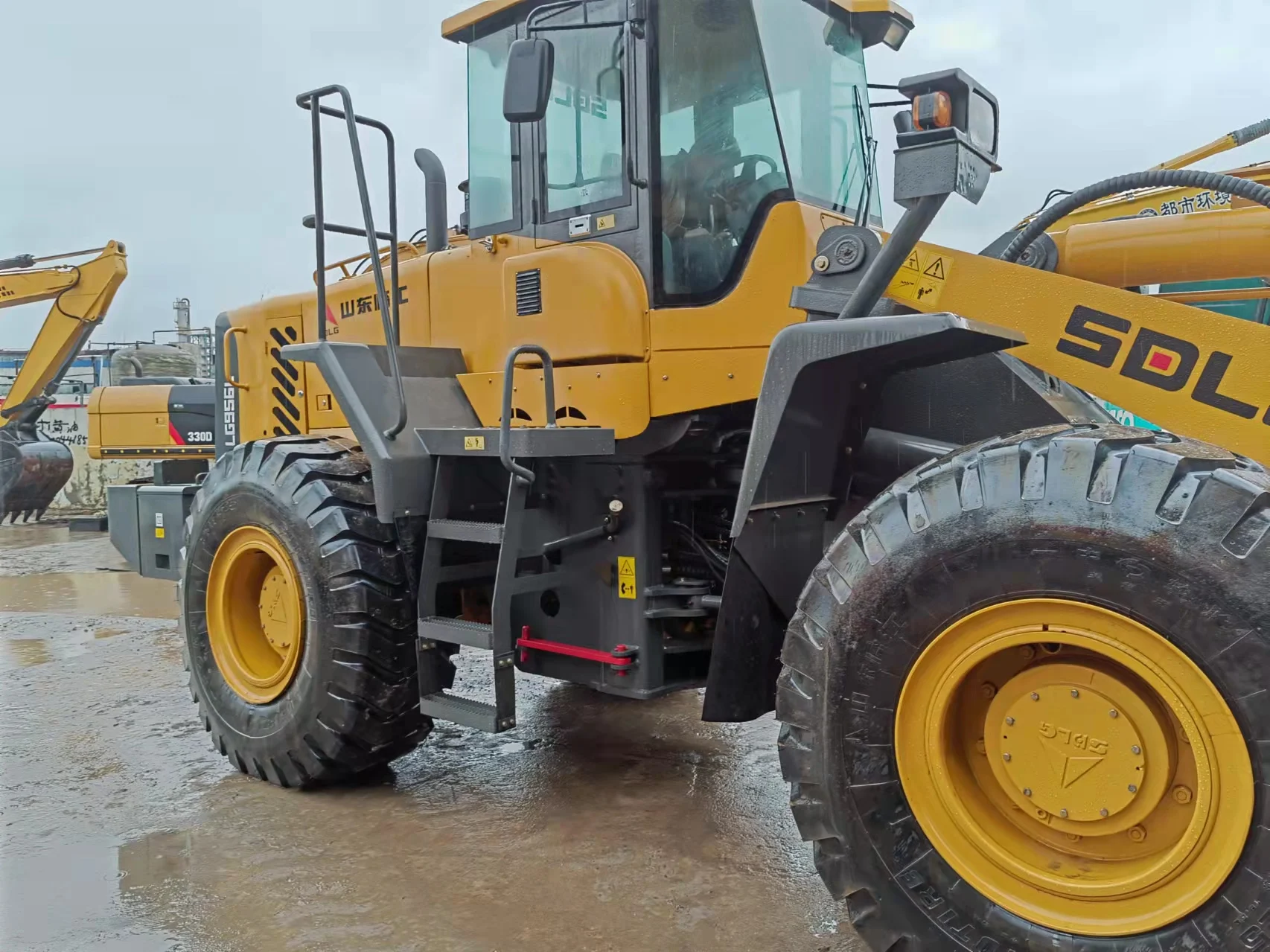 Imported second hand construction machinery liugong956l wheel loader,good working with low price
